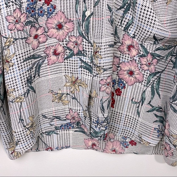 ā£ļøSOLDā£ļø Zara Basic Floral āPied de Pouleā Blouse - Picture 6 of 7